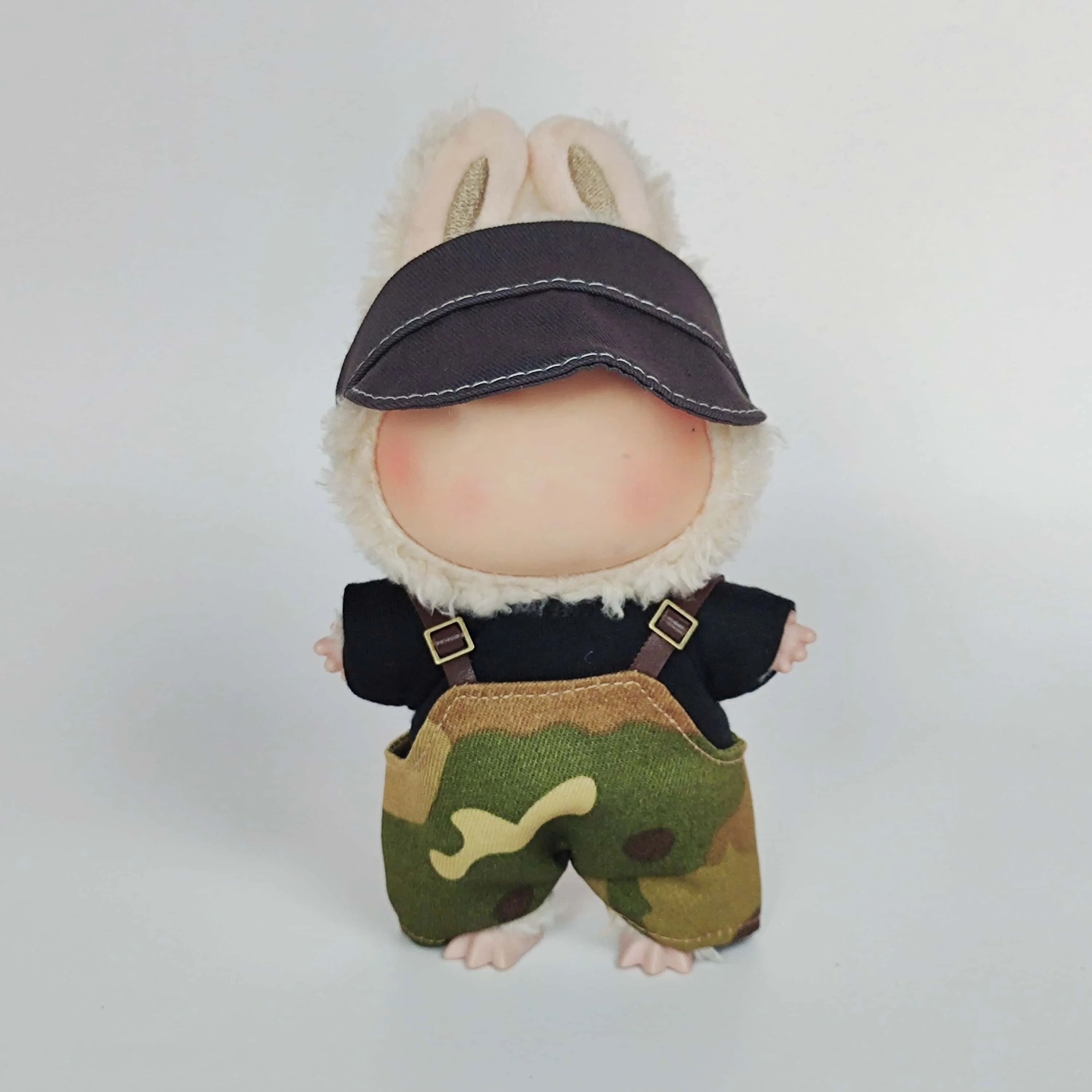 Mini doll clothes accessories for K-pop Korea EXO 15-17cm Labubu Idol V1 V2 bear overalls outfit set gift