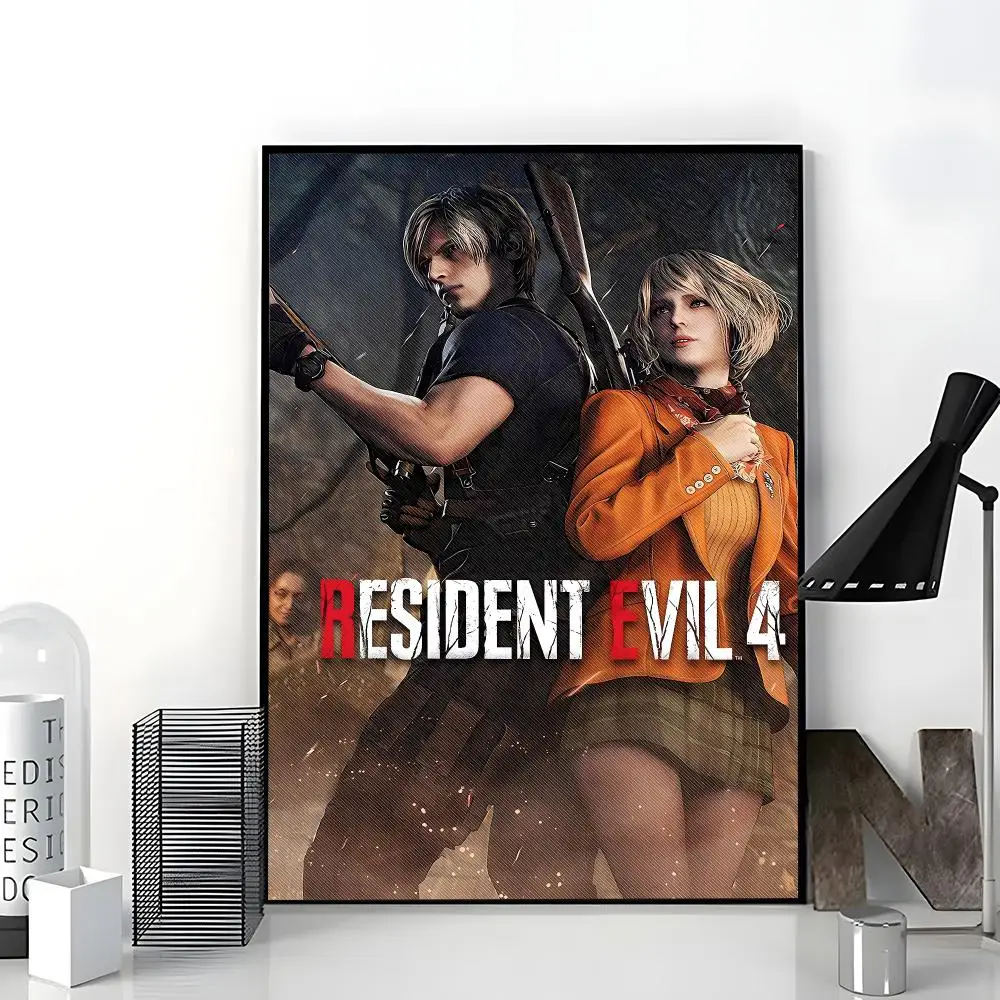 R-Resident Evil Game Poster Paper Print Home Living Room Bedroom Entrance Bar Cafe Art Painting Decoration