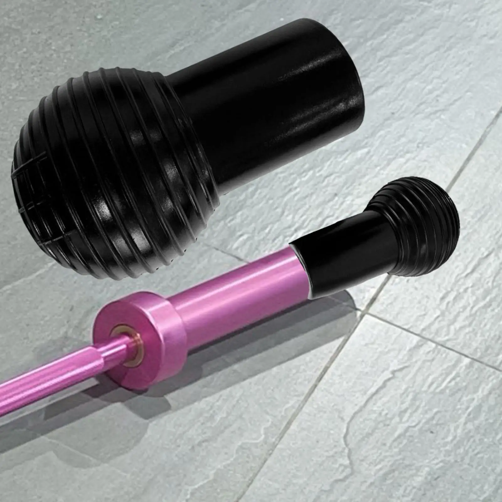 

Barbell Attachment Convenient Rubber Holder Deadlifts Barbell Base Gym Accessories Versatile for 2" Bar Deadlifts Squats Fitness