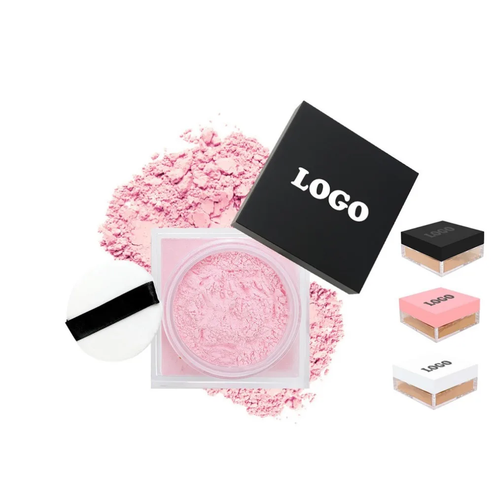 Private Label Custom Logo Vegan Makeup Wholesale 10 Color Setting Powder Long Lasting Oil Control Waterproof Loose Powder