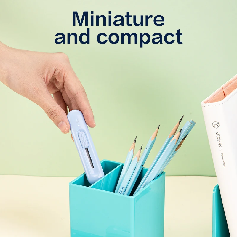 DELI SK5 Lâmina Cortador de Precisão Mini Faca Utilitária com Lâmina Snap-Off Ferramenta de Corte de Papel Profissional para Artesanato Arte Uso