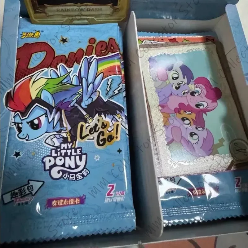 Kayou My Little Pony Fun Shadow Series 7 Trading Cards Full Box Rare Gold Collectible Card Game For Collectors