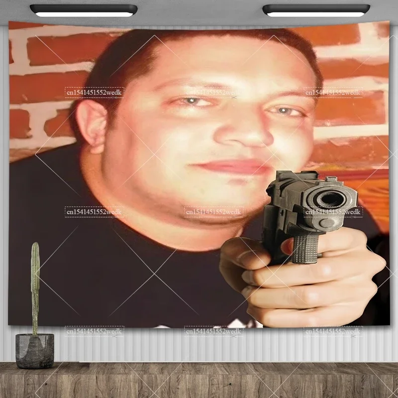 Sal Vulcano Meme arazzo da parete divertente e pratico joker arazzo estetico Room Decor Party fondali camera da letto carte da parati stampate