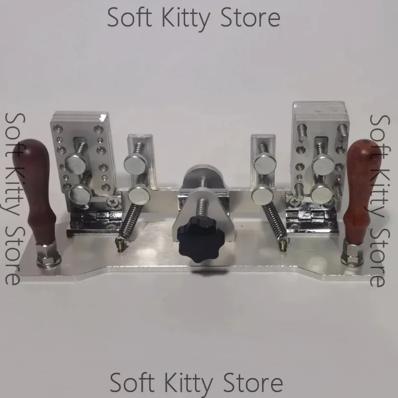 V-Bevel Grinding Jig – Fixed-Angle Fixture for Handheld Belt Sander (Quick Flip Design)