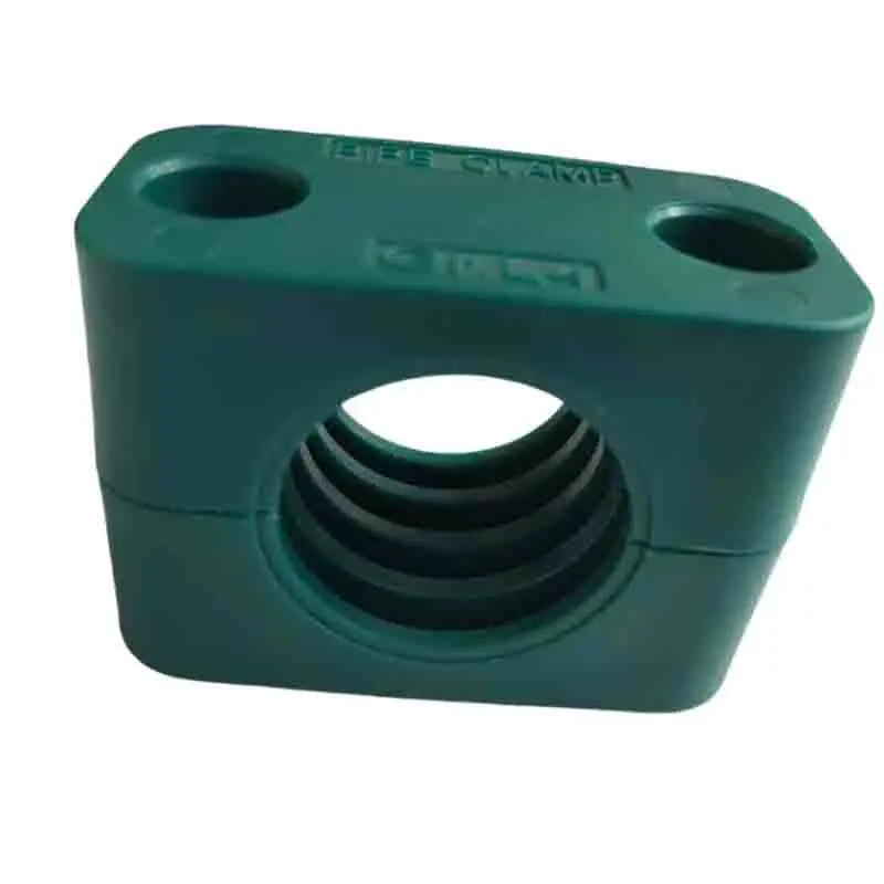 2PCS Plastic Pipe Bolted Clips Clamp Tube Fastener Kit Durable Clamps for Secure Installation 6-102mm Diameter Pipes
