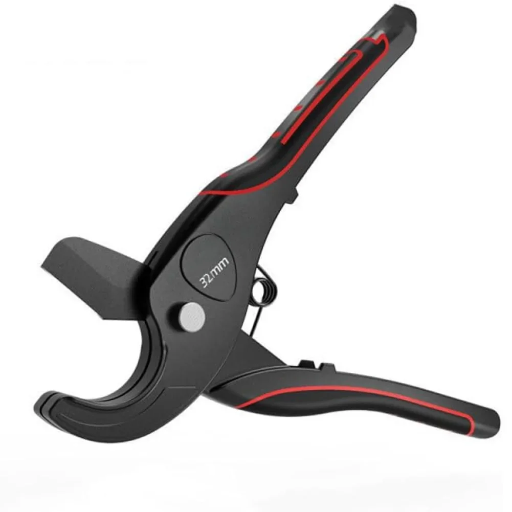 For Plumbers PVC Pipe Cutter Ratchet Mechanism As Shown Aluminum Alloy Body Foldable Handle Ratchet Operation For CPVC