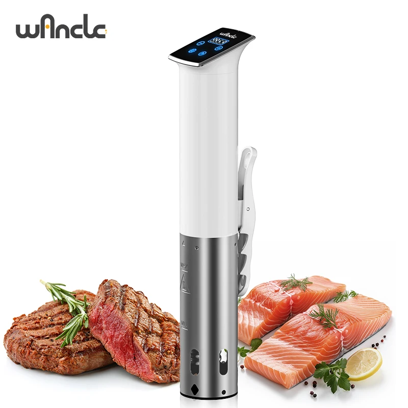 

Wancle 1100W Vacuum Sous Vide Cooker IPX7 Waterproof Slow Cooker Immersion Circulator Accurate Cooking With LED Digital Display