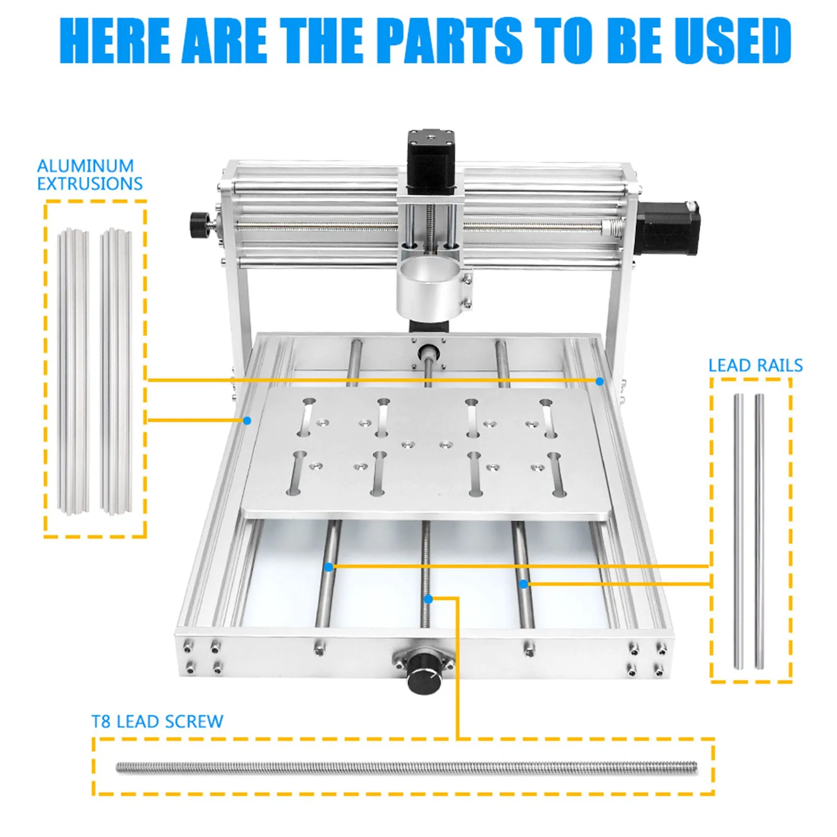 

Качественный комплект расширения CNC 3018, комплект обновления 3018–3040, совместимый с гравировальным фрезерным станком по металлу с ЧПУ 3018 MAX
