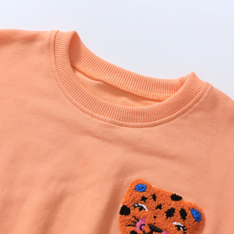 Little maven Fashion Baby Girls Clothes Cotton Cartoon Tigers Hoodie Sets Autumn Clothes for Kids Girls Children\'s Clothing