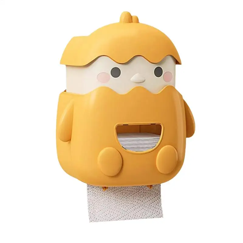 

Wall Mounted Tissue Holder Wall Mounted Wipes Holder Dispenser No Punching Toilet Paper Storage Container For Workbench Entrance