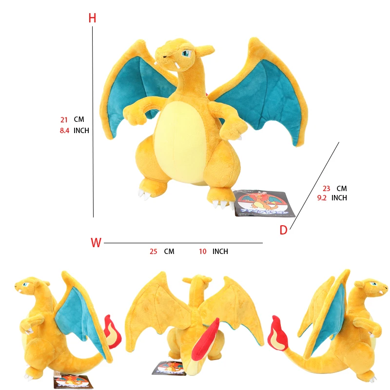 Peluche Charizard nelle sue varie versioni (circa 20-40cm) 8 Peluche Charizard nelle sue varie versioni (circa 20-40cm) _05