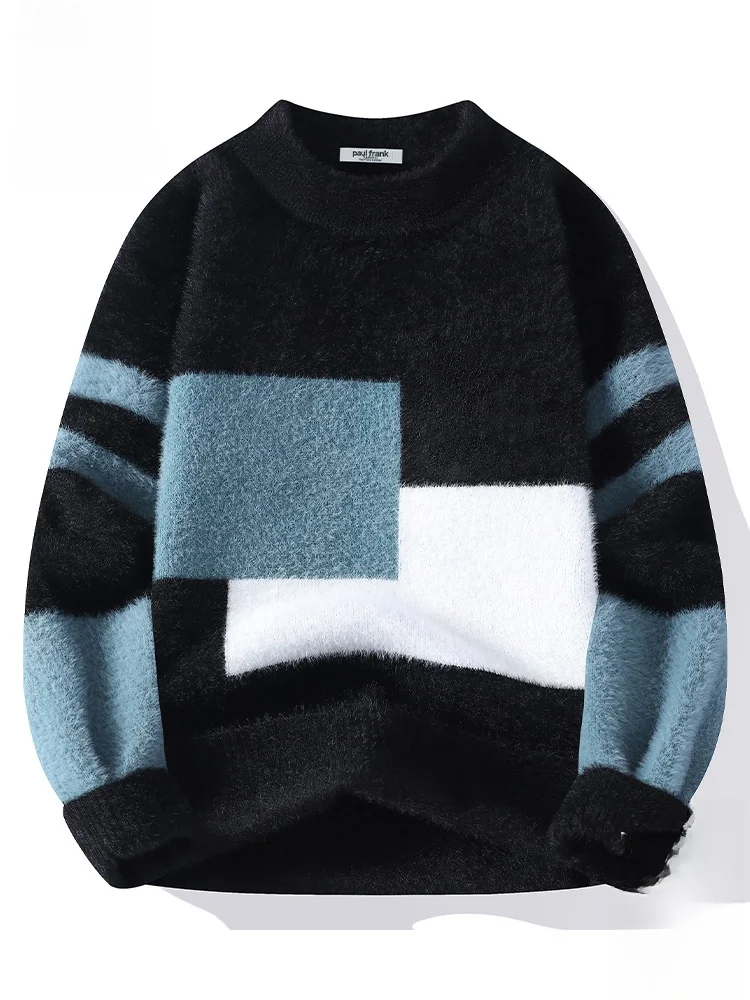 

PaulFrank M Monkey Design round Ne Sweater Casual Loose Warm Top Autumn Faion Polyester Blend Comfortable Knittedwear