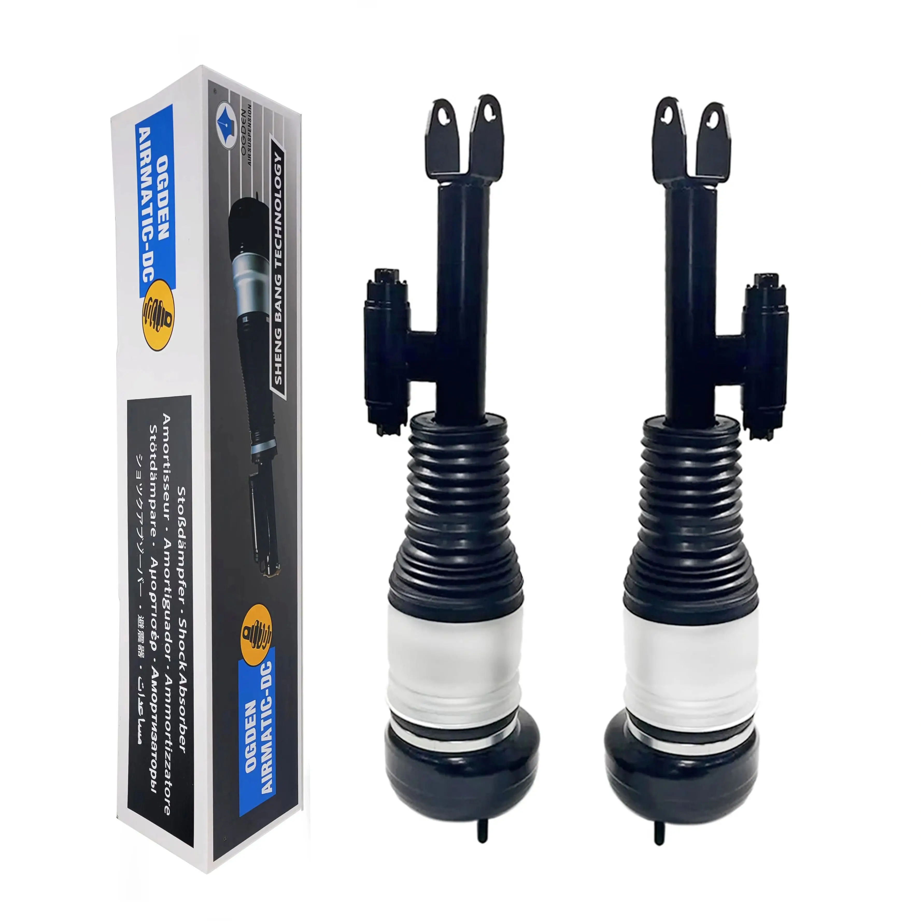 OGDEN 1Pair Front Left+Right Air Suspension Shock Absorber Strut For Mercedes Benz W223 2Matic 2233208703 2233208803