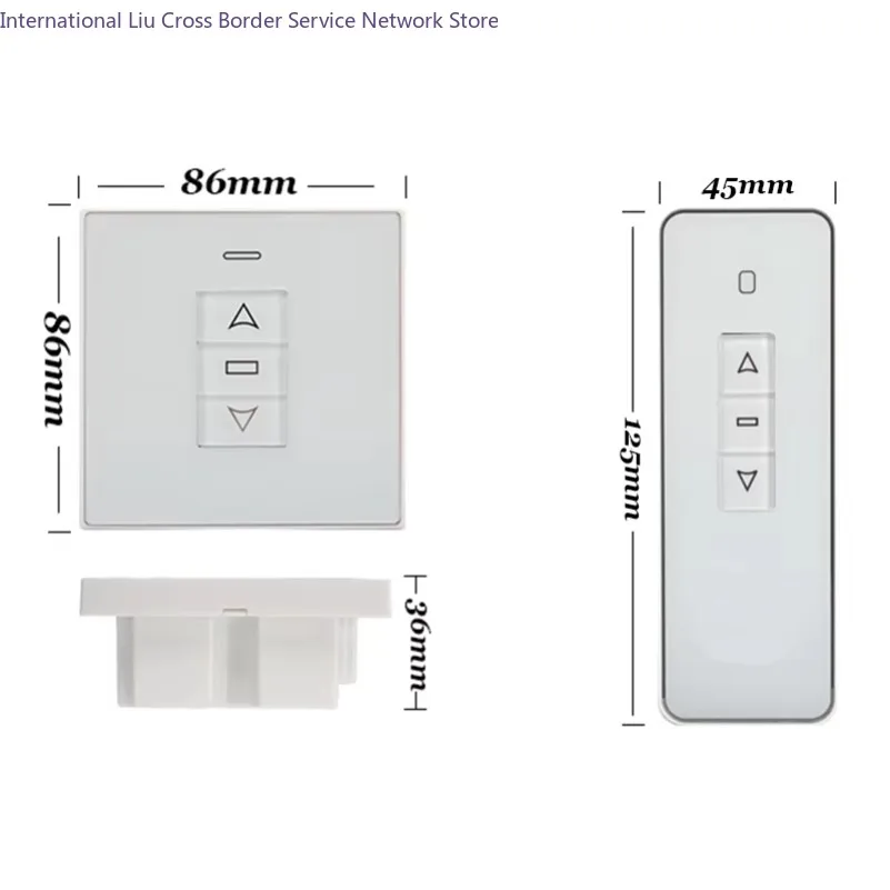 100-240VAC DC24V Receiver/Wall Switch Y Remote Control for Window Actuator Opener