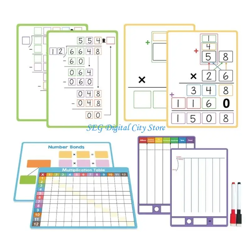 U75B Foldable Practice Board Reusing Whiteboard Writing Sheet For Language Training And Creative Projects Saves Paper Waste