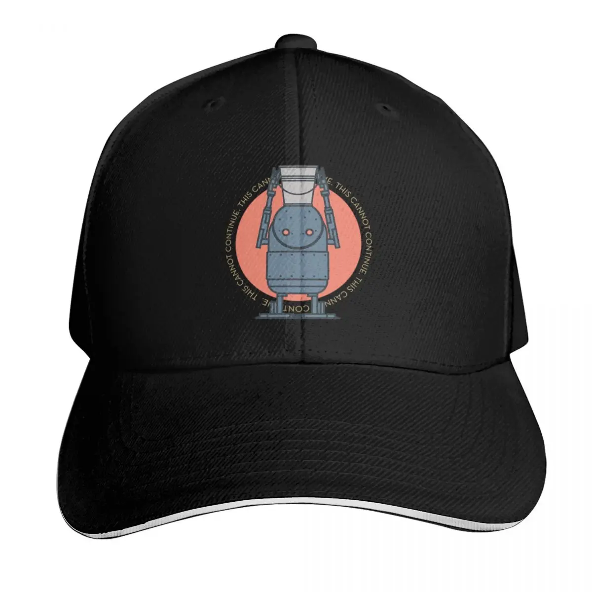 Nier Automata - Robot Baseball Cap Snapback Flat Bill Strapback Dad Hat Six Panel Structured Crown