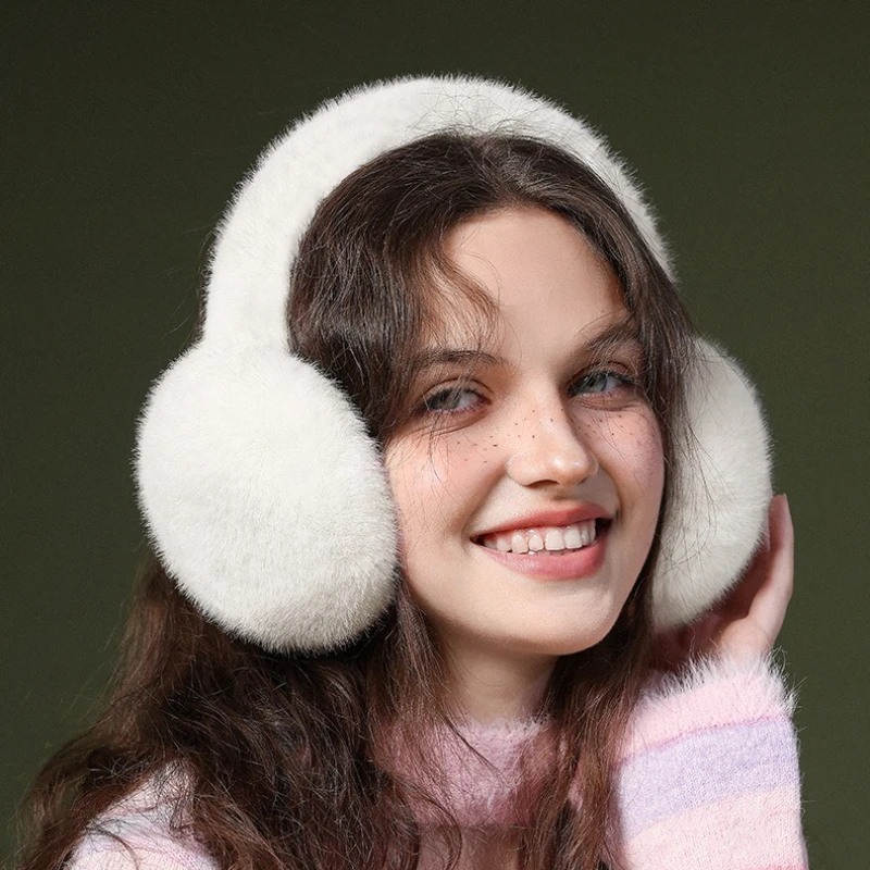 لينة أفخم الأذن دفئا الشتاء الدافئة غطاء للأذنين للنساء الرجال موضة بلون إيرفلاب في الهواء الطلق الباردة حماية الأذن يفشل غطاء للأذن