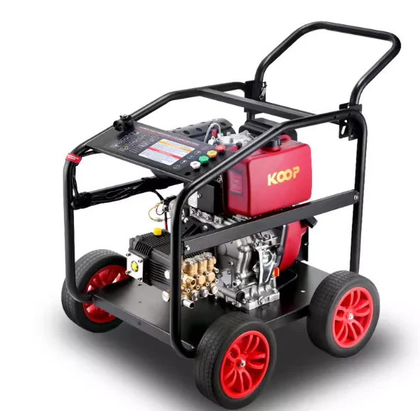 

Export Washer 15hp Engine High Pressure Washer 5000psi 3600PSI High Pressure Cleaner Electric Start Battery