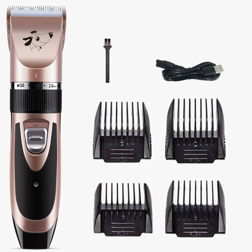 

1 set Pet Clipper 1 Professional Dog Shaver USB Charging Quiet Hair Set Grooming Tools Ceramic Blade Cat Supplies