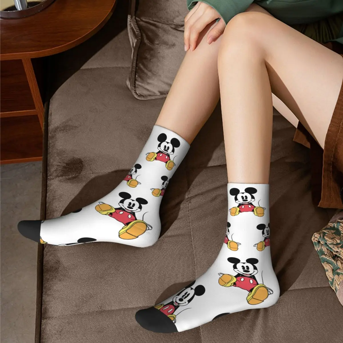 Mickey Mouse Socks Accessories Super Soft Long Socks Breathable