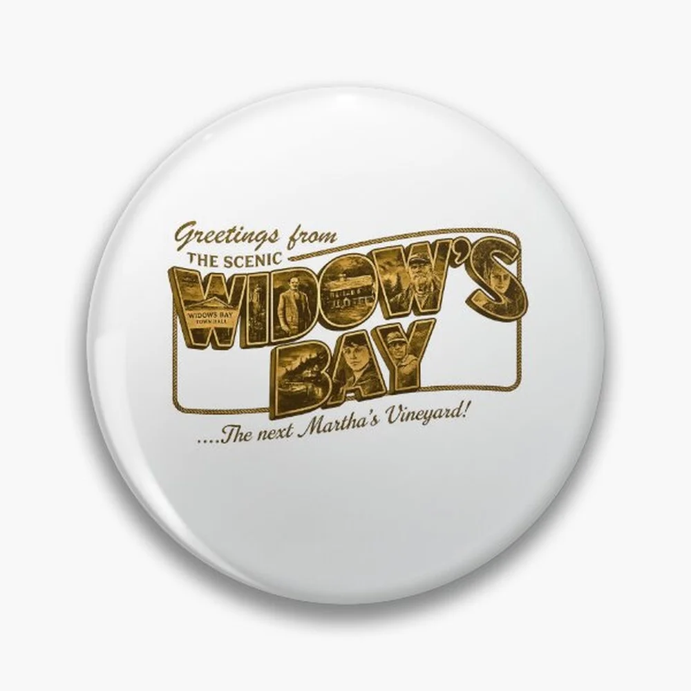 Widows Bay Pin Holographic Star Heart Pin Brooches Laminated Button Fashion Accessory