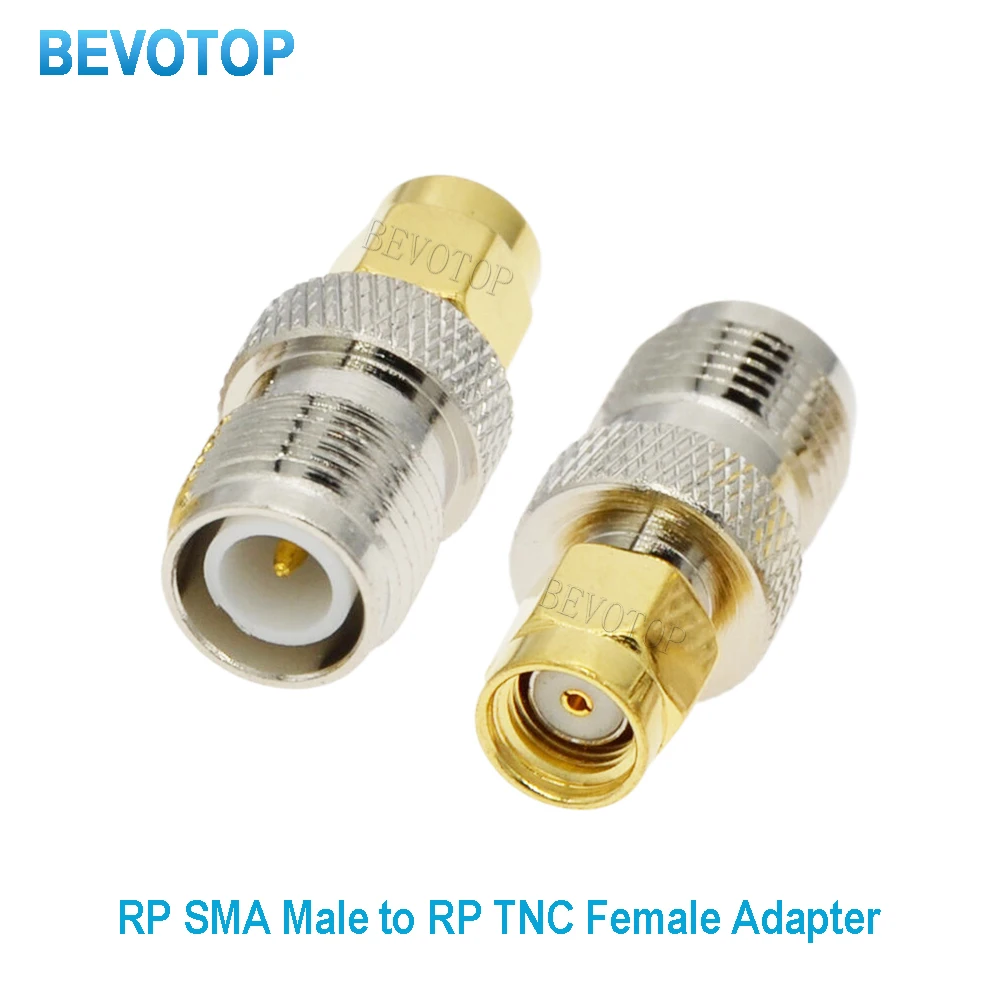 

10PCS/lot RP-SMA Male Plug to RP-TNC Female Jack Straight for WiFi Radio Antenna TNC to SMA RF Coaxial Adapter Wholesales