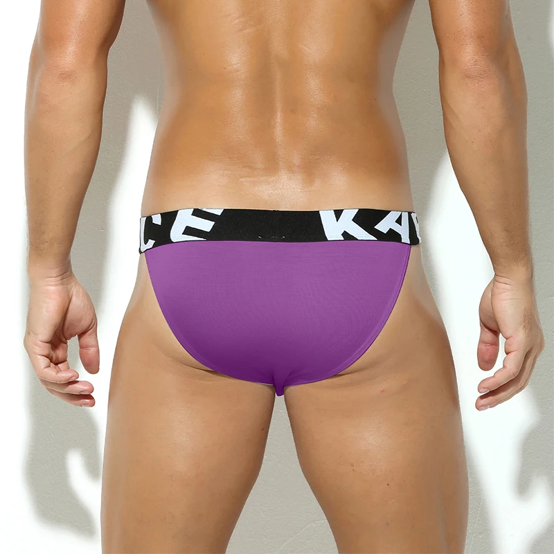 Men's Exercise Underwear Bulge Pouch Briefs Man Athletic Fitness Gym Wear Bodybuilding Workout High-Cut Underpants