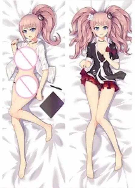 Dakimakura Enoshima Junko أنيمي غطاء وسادة للجسم على الوجهين طباعة الحياة حجم المخدة الهدايا