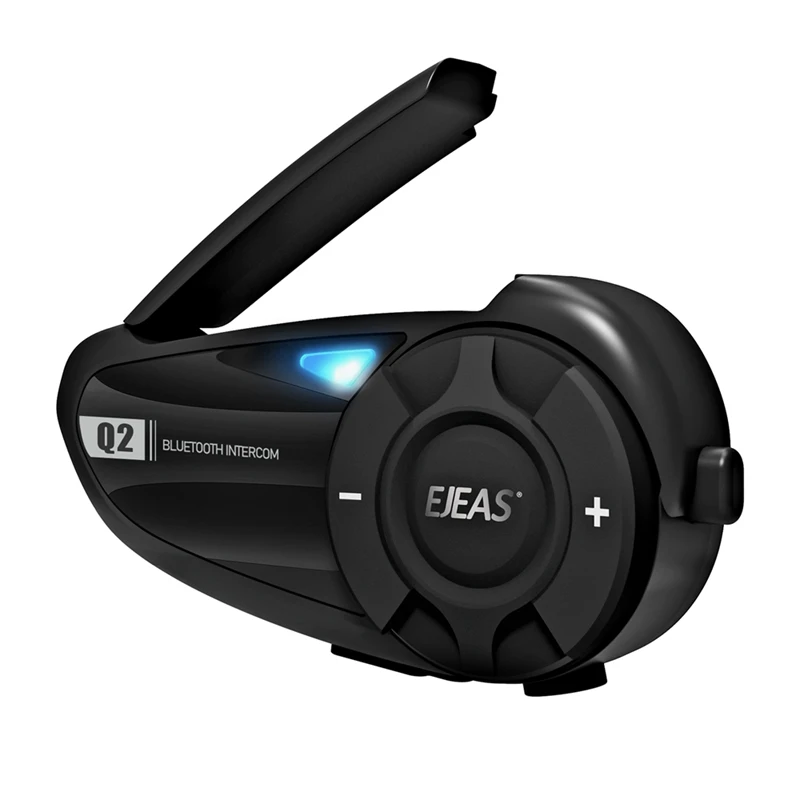 

EJEAS Motorcycle Bluetooth Earphones Riding Helmets Bluetooth Intercom Earphones Two Person Intercom Q2