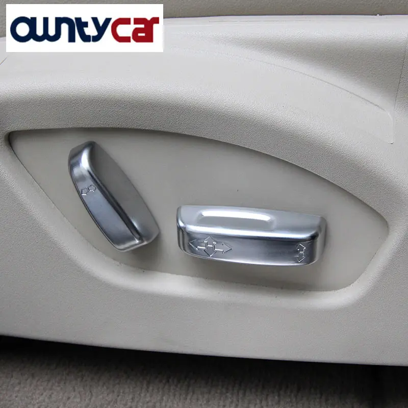 

ABS Matte Chrome Seat Adjustment Button Cover Trim For VOLVO XC60 V60 V40 S60 S80 C30 C70 Accessories Car Styling