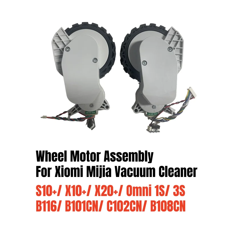 Original Wheel Motor Assembly For Xiomi Mijia S10+/ X10+/ X20+/ Omni 1S/ 3S/ B116/ B101CN/ C102CN/ B108CN Vacuum Cleaner Parts