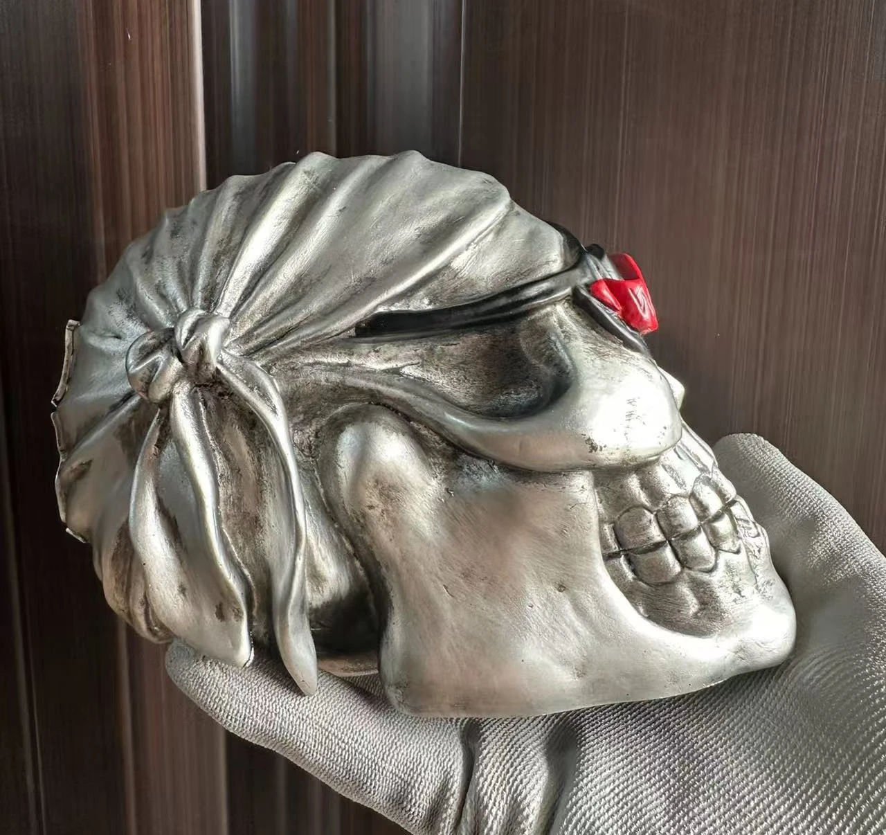 RARE World Wrestling Wrestlemania 36 Skulls Home Decoration Ornaments Wrestling Display Collection Festival Gift
