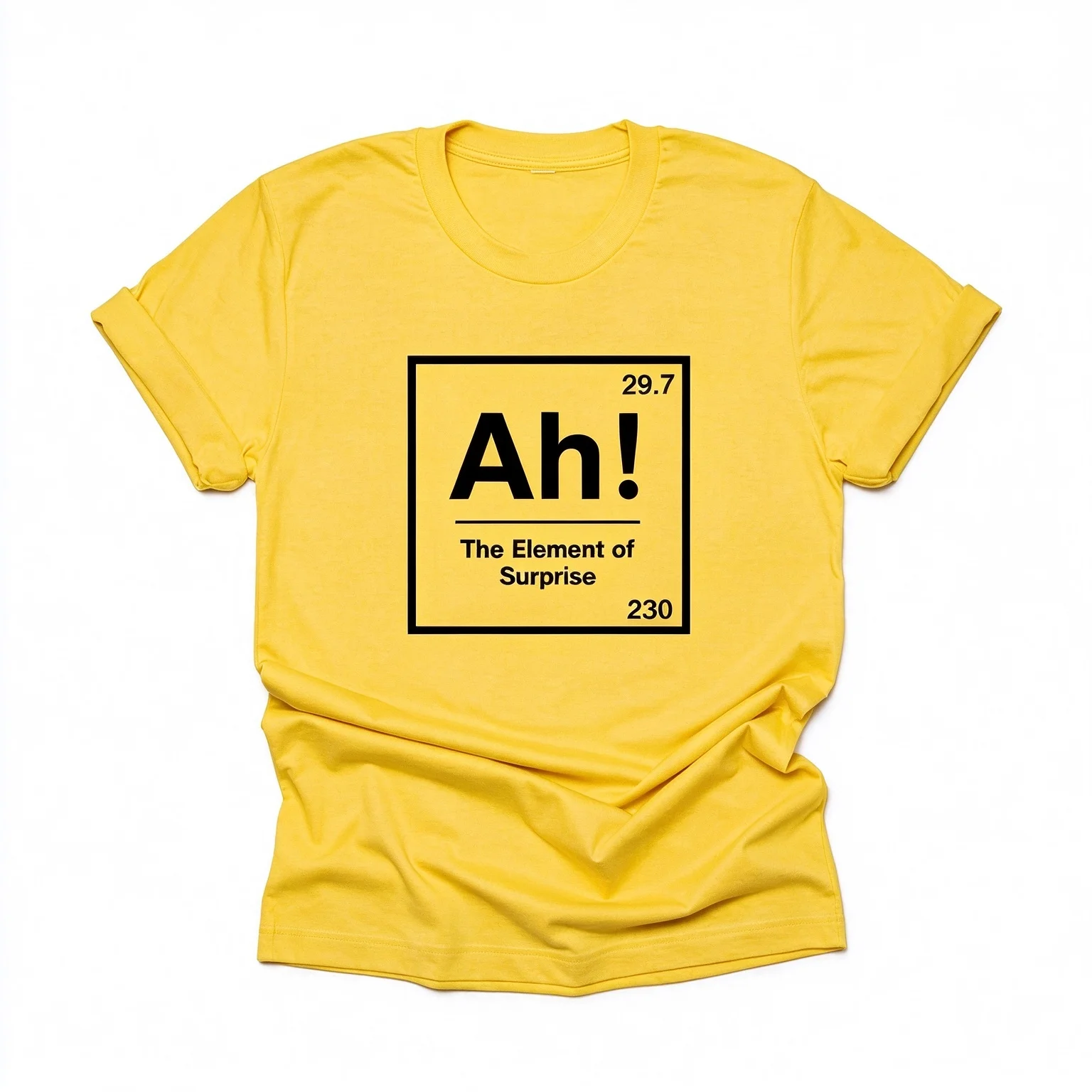 Ah The Element of Surprise T-Shirt Project Hail Mary Shirt Chemistry Joke Tee Funny Graphic T Shirts Men Women Short Sleeve Tops