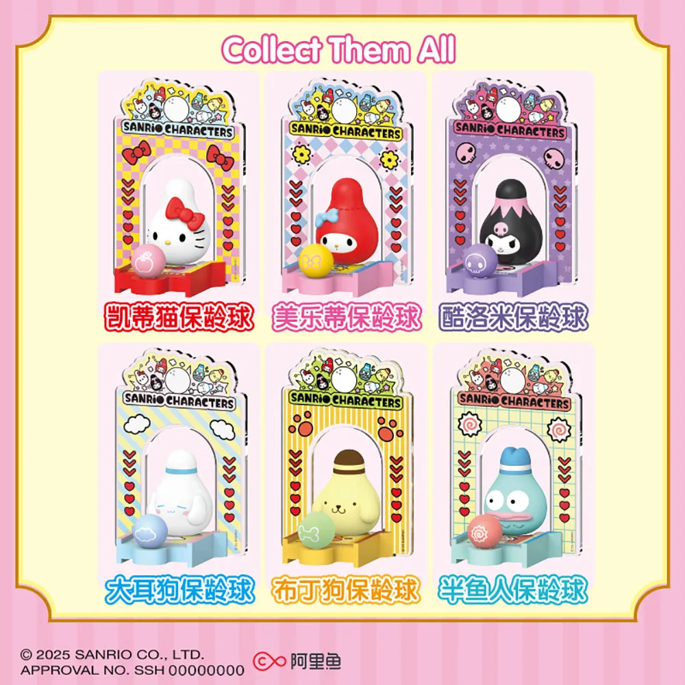 Official Sanrio Characters Bowling Club Series Mini Blind Box Bowling ​​​​​​​Model Toys Collection Desk Figure Decor Funny Gifts