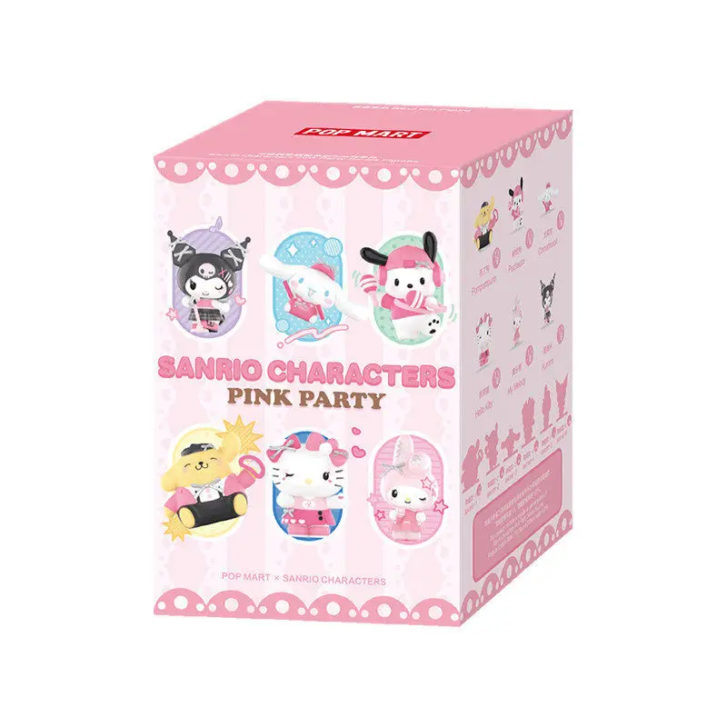 POP MART Sanrio Characters Pink Party Series Blind Box Figures