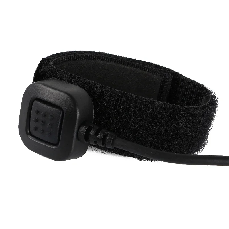 2 Pin D Shaped Ear Hook Dual Finger PTT Mic Headset Headphone for Motorola GP88 GP88S GP300 CP88 CP300 HYT TC-500 TC-600 Radio