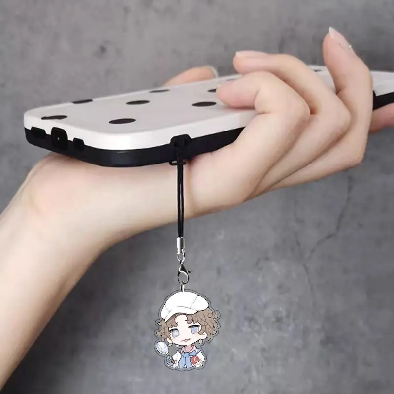 حبل تعليق لطيف للهاتف المحمول ، هوية V ، Aesop و Carl ، شاشة كاواي ، لطيفة وكاهنة ، Mike و Morton ، Q Version