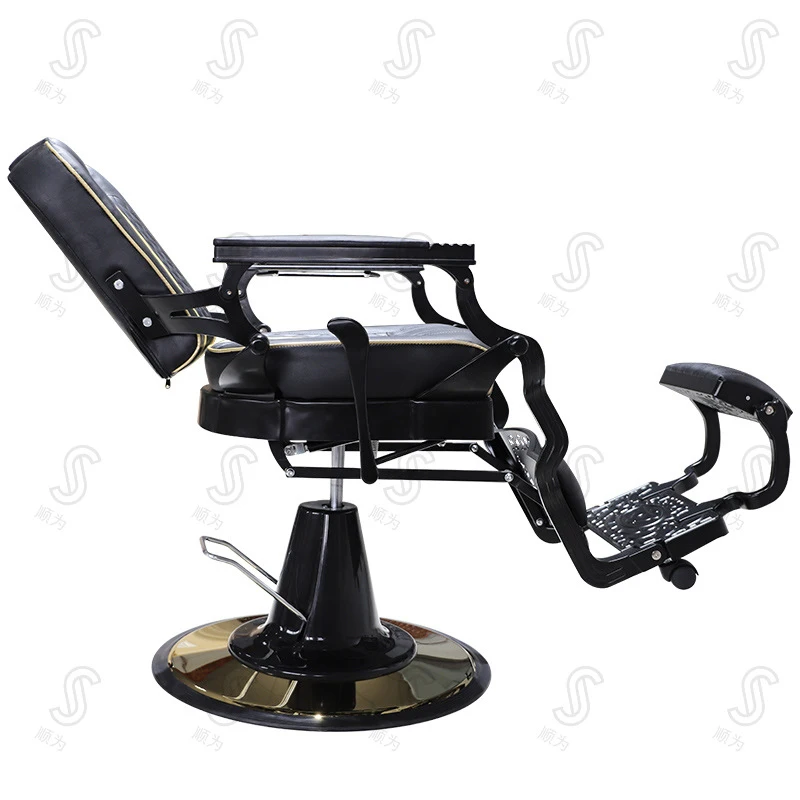 Hair Can Be Reclined, Physiotherapy , Hairdressing And Beauty Salon , Adjustable Large Base Haircut Chair