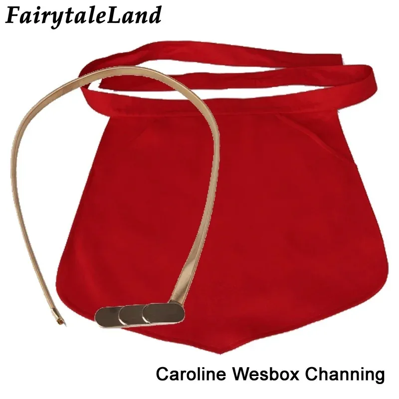 

aaa12 3Custom Made 2 Costume Halloween Outfit Max Black Caroline Wesbox Channing Cosplay Suit 2 Broke Girls Apron Dr