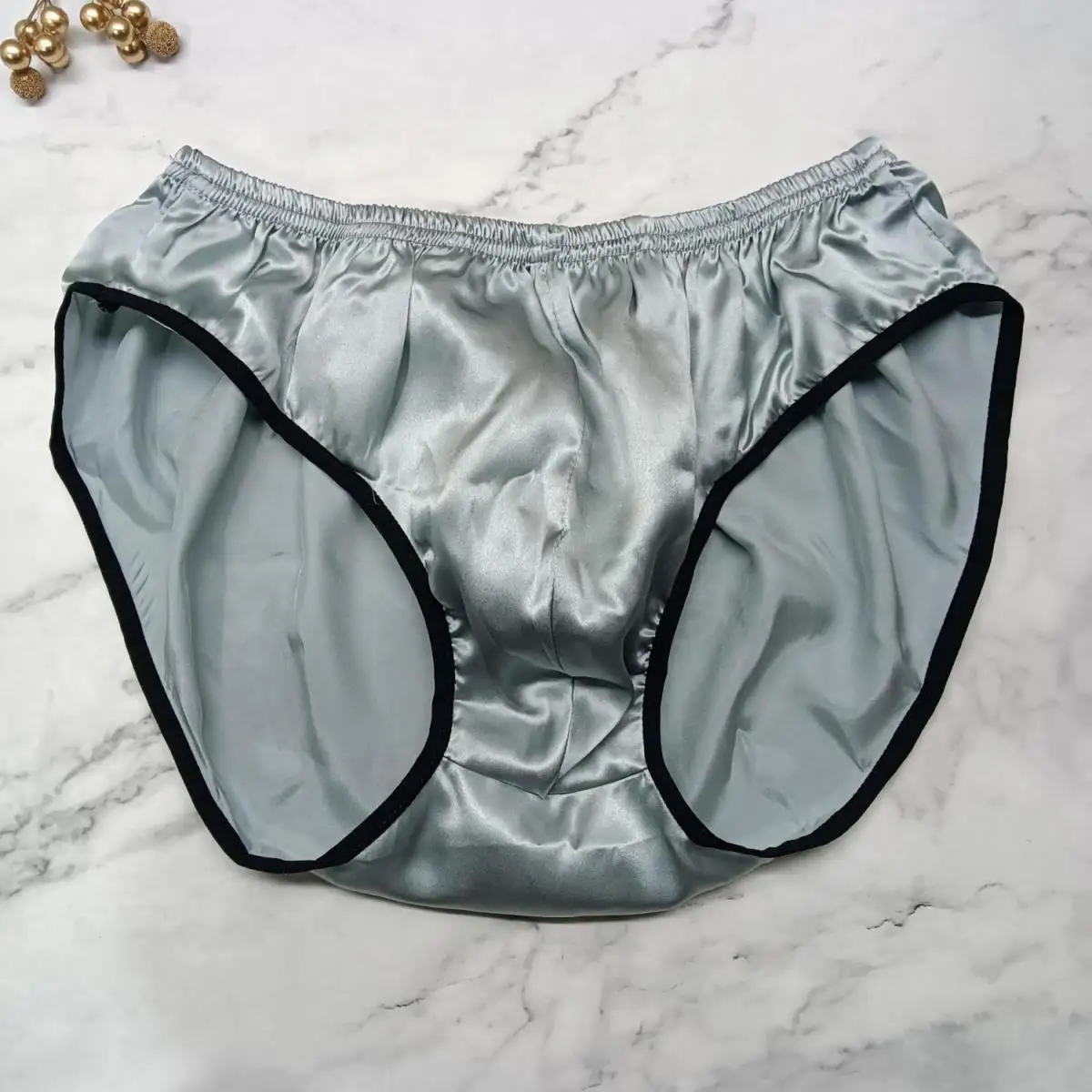 Man's Silky Silk Touch Summer Cool Soft Panties&Briefs BF Gifts