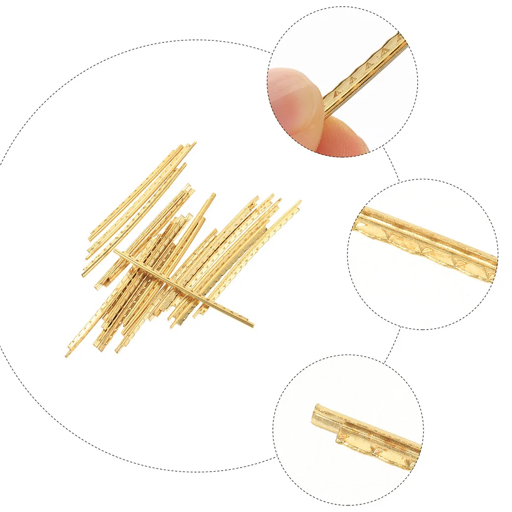 

20 Pcs Guitar Fret Wires High Strength Brass 2 0mm Scale Frets Mandolin Bass Electric Guitar Accessories Parts