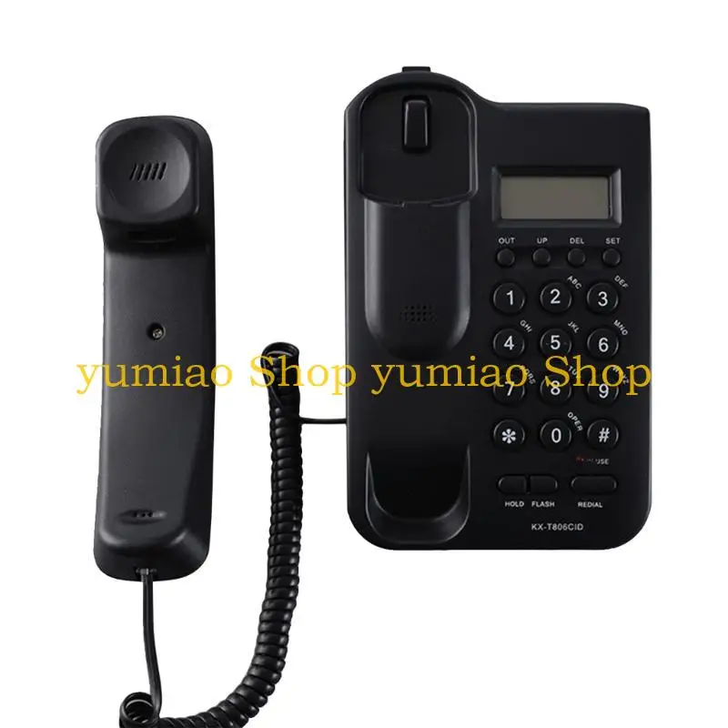 587B Telephone Landline Telephone Telephone Big Button Landline Phones with Caller Identification for Office