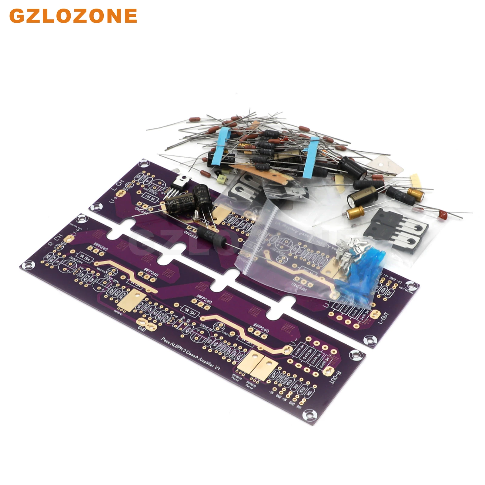 HI-END High configuration ver PASS A3 Pure Class A Power amplifier Base on PASS Labs aleph 3 DIY Kit/Finished board 30W+30W