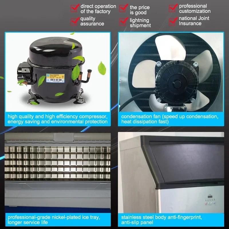 150kg High Capacity Professional Commercial Ice Making Machine Business Block Cube Ice Machine Automatic Ice Maker Machine