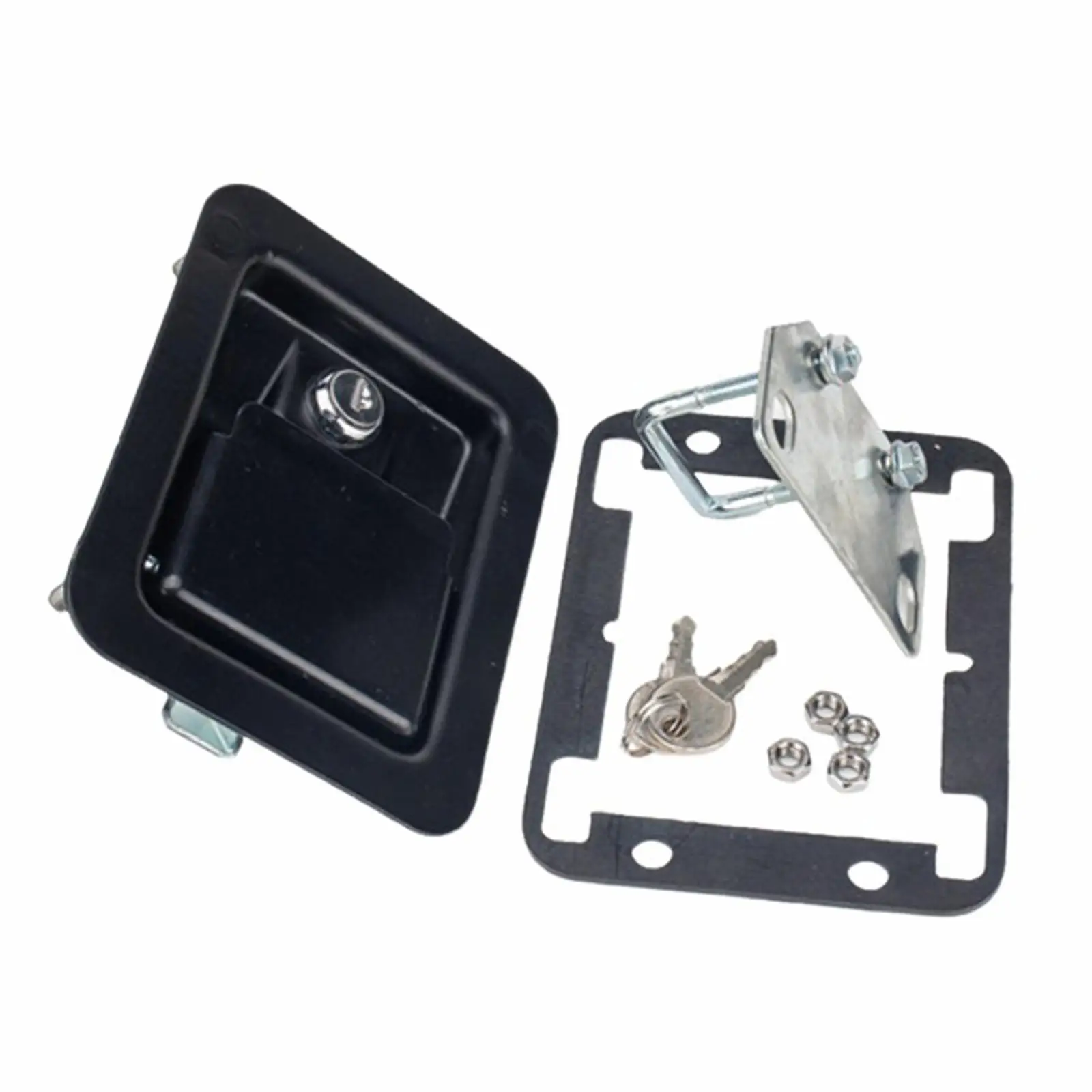 

Замок для инструментального ящика прицепа с 2 ключами, защелка для двери прицепа, замок для инструментального ящика для автомобиля, грузовика, автодома, кемпера, замена, премиум-качество