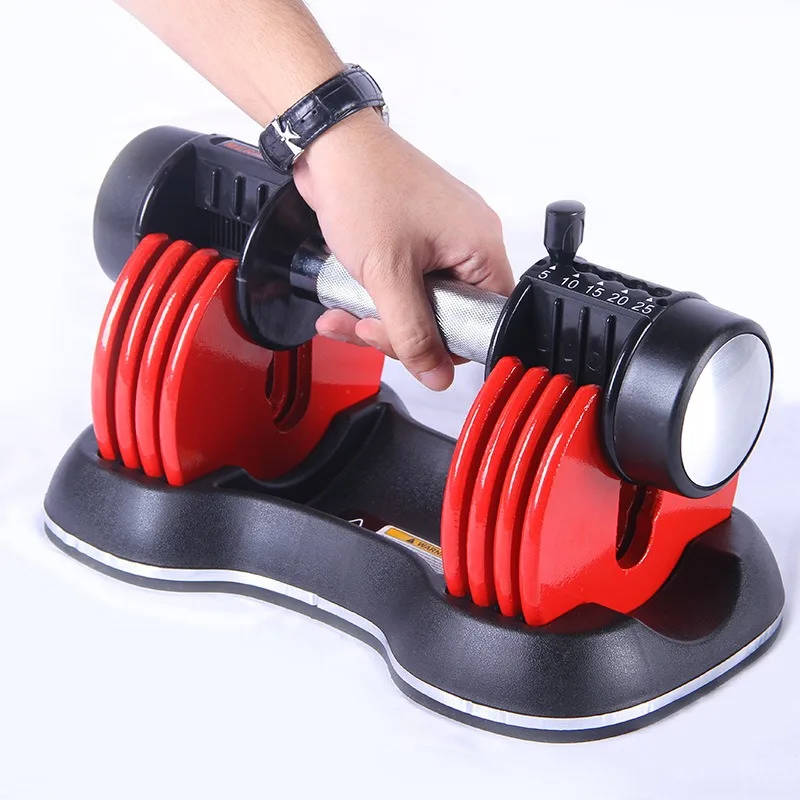11kg Cast Iron Dumbbells with Quick-Adjustable Weights—Home Fitness Equipment