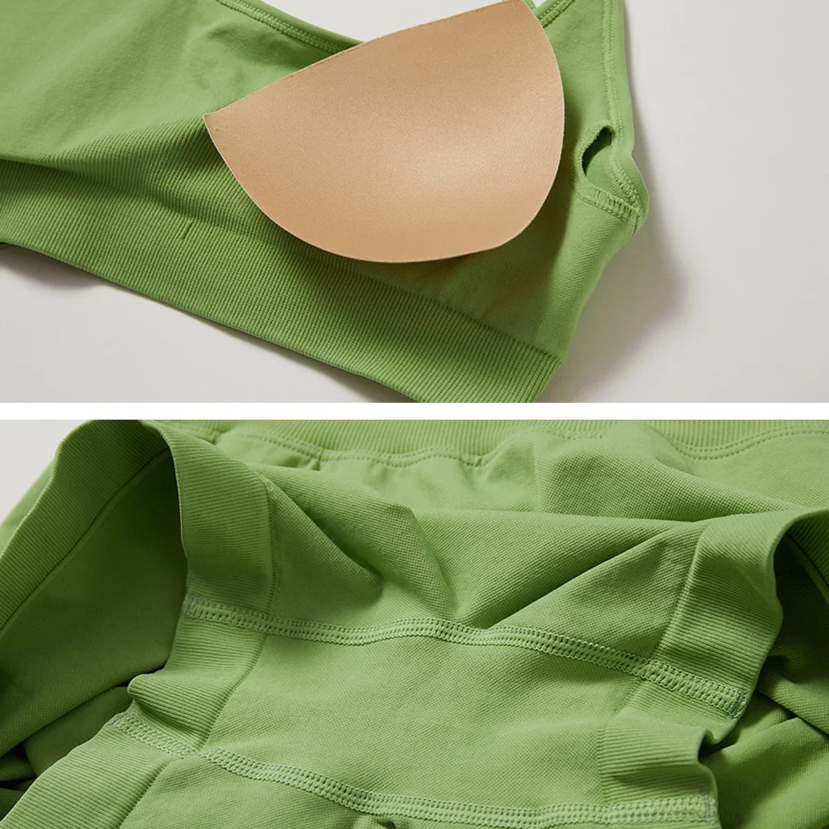 Conjunto de 2 uds de Yoga sin costuras, ropa de gimnasio Sexy, ropa deportiva, trajes de Yoga para mujer, chándal, conjunto de Fitness, chándales, sujetador deportivo para Yoga y gimnasio