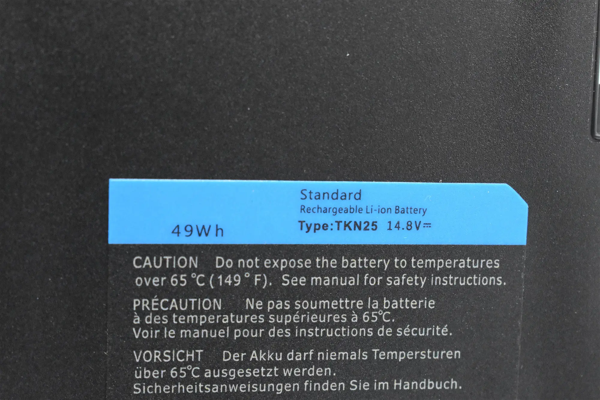 14.8V 49WH original New Laptop Battery TKN25 For 13z-5323 3360 TKN25 V0XTF RU485 0V0XTF