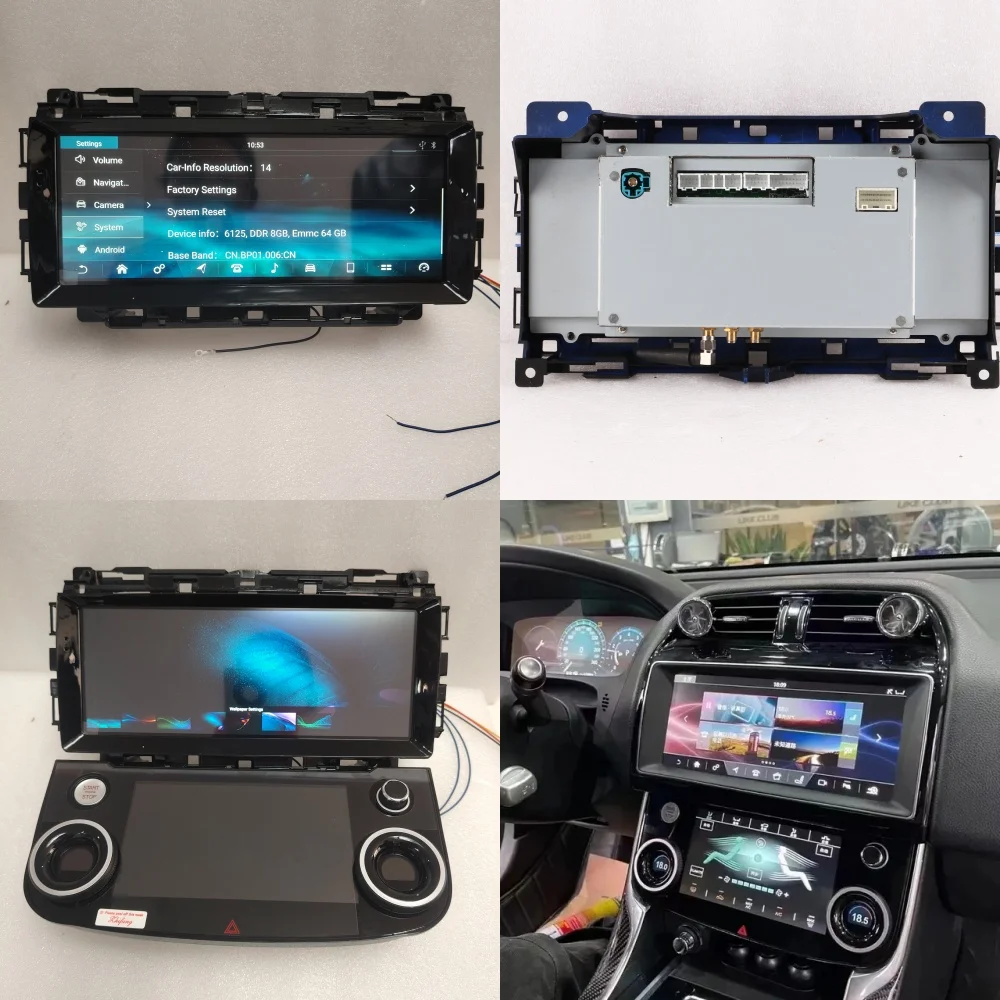 For Jaguar F-Pace Fpace X761 2016 2017 2018 2019 Car Radio GPS Navigation Android Multimedia Player Touch Screen 256GB