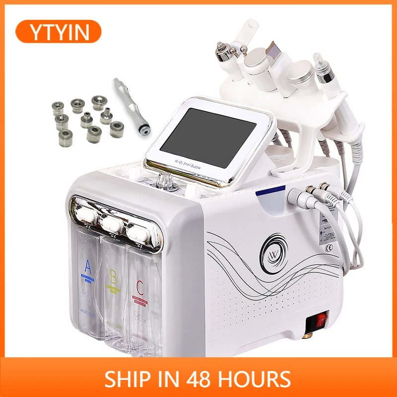 

YTYINH2O2 Oxygen Small Bubble Hine Facial Spa Equipment Peel Diamond Aqua Hydro Microdermabrasion Facial Hine Professional
